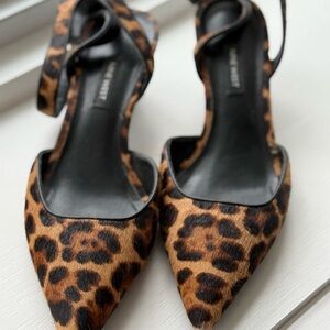Nine West Leopard Print Heels